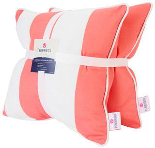 Thumbnail 3: TerraSol 2-Pack Awning Stripped Decorative Pillow 