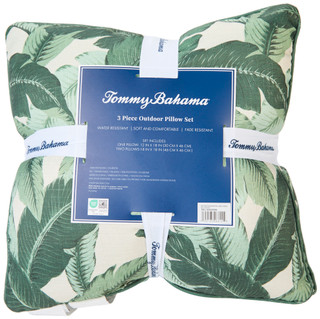 Thumbnail 3: TOMMY BAHAMA 3‑Pack Outdoor Decorative Pillow Set 