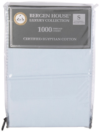 Thumbnail 2: Bergen House 1000 Thread Count Egyptian Cotton Pillowcases 