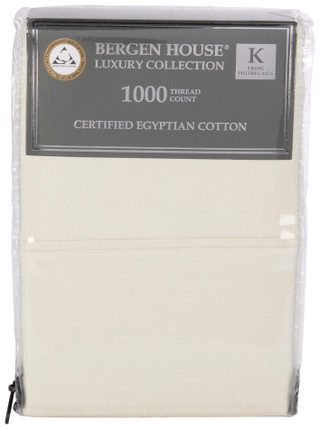Thumbnail 2: Bergen House 1000 Thread Count Egyptian Cotton Pillowcases 