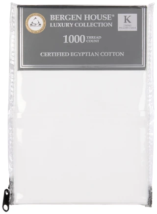 Thumbnail 1: Bergen House 1000 Thread Count Egyptian Cotton Pillowcases 