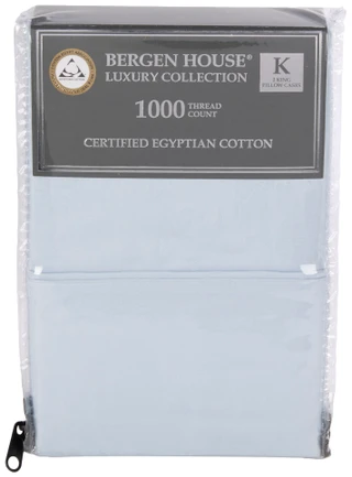 Thumbnail 1: Bergen House 1000 Thread Count Egyptian Cotton Pillowcases 