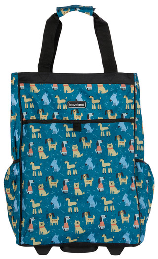 Thumbnail 1: Traveland Rolling Tote Carry On Travel Bag 