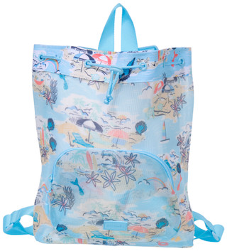 Thumbnail 4: Vera Bradley 15 in Drawstring Beach Backpack  