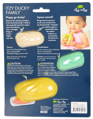Thumbnail 2: Itzy Ritzy Baby 3 Pk Itzy Ducky Family Bath Toys 