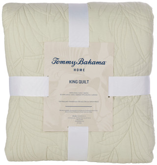 Thumbnail 3: TOMMY BAHAMA Palm Stitch Cotton Quilt 