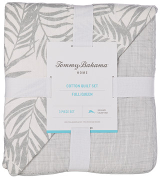 Thumbnail 1: TOMMY BAHAMA 3‑Piece Palmday Quilt Set 