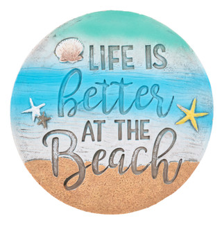 Thumbnail 1: JD YEATTS 10 in Better at the Beach Wall Art 