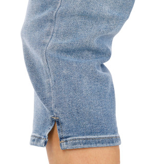 Thumbnail 3: Royalty Women's Denim Side Split Hem Capris 