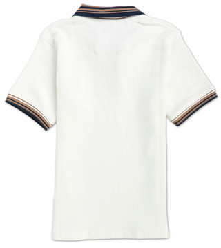 Thumbnail 2: Denim & Flower Big Boys Zip Neck Polo Shirt 