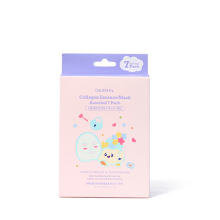 Thumbnail 2: Dermal 7 Pk Assorted Collagen Essence Facial Masks 