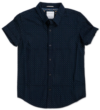 Thumbnail 1: Denim & Flower Big Boys Polka Dot Button Up Shirt 