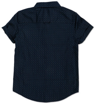 Thumbnail 2: Denim & Flower Big Boys Polka Dot Button Up Shirt 