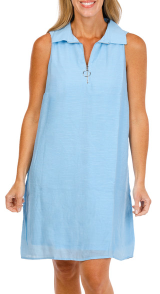 Thumbnail 1: Zac & Rachel Women's Quarter Zip Swing Dress 