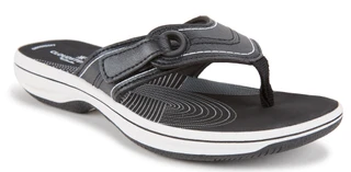 Thumbnail 2: Clarks Women's Breeze Reyna Cloudstepper Thongs 