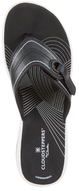 Thumbnail 7: Clarks Women's Breeze Reyna Cloudstepper Thongs 