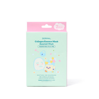 Thumbnail 2: Dermal 7 Pk Assorted Collagen Essence Facial Masks 