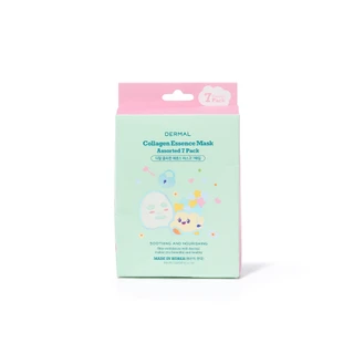 Thumbnail 1: Dermal 7 Pk Assorted Collagen Essence Facial Masks 
