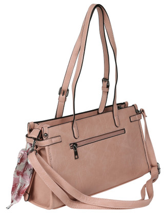 Thumbnail 2: Anneliese Anthro Studded Satchel w/ Scarf 