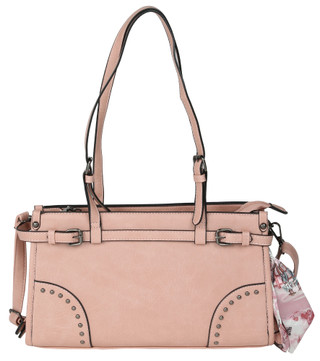 Thumbnail 1: Anneliese Anthro Studded Satchel w/ Scarf 