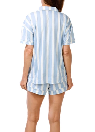 Thumbnail 3: Vince Camuto Women's 2 Pc Button Down Pajama Shorts Set 