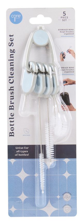 Thumbnail 1: CORE KITCHEN 5 Pc Bottle Brush Cleaning Set 