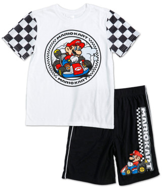 Thumbnail 1: Mario Kart Big Boys 2 Pc Mario Kart Shorts Set 