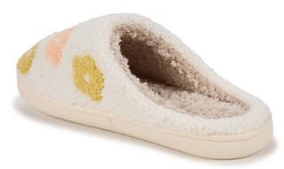 Thumbnail 3: THE DARLING EFFECT Women's Fuzzy Floral Slippers 