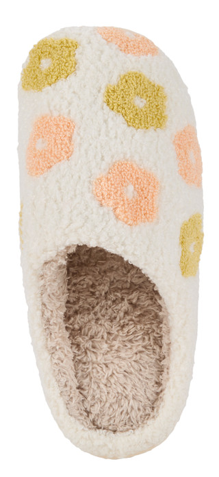 Thumbnail 4: THE DARLING EFFECT Women's Fuzzy Floral Slippers 
