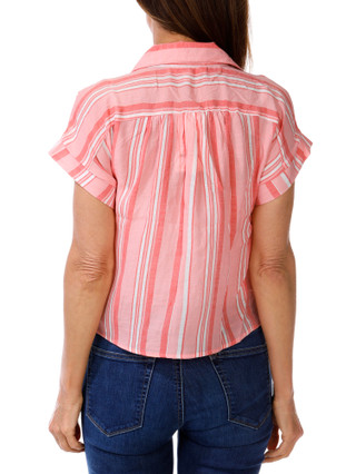 Thumbnail 2: Kate Park Women's Petite Button Up Top 