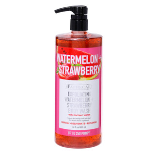 Thumbnail 1: SPATHECARY 32 oz Exfoliating Watermelon + Strawberry Body Wash 