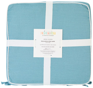 Thumbnail 1: Martha Stewart 19x19 Inch Outdoor Decorative Chair Pads Set 