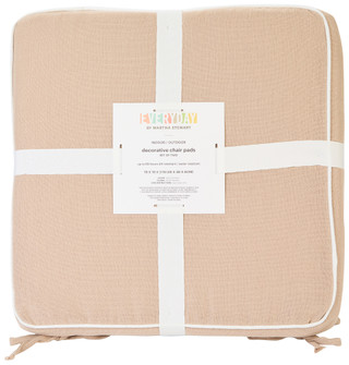 Thumbnail 1: Martha Stewart 19x19 Inch Outdoor Decorative Chair Pads 