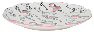 Thumbnail 1: Spectrum 8 In Flamingo Salad Plate 