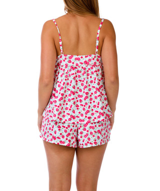 Thumbnail 2: Jessica Simpson Juniors Lace Pajama Shorts Set 