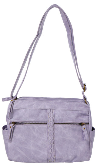 Thumbnail 4: Bueno Braided Detail Multi Pocket Crossbody Bag 