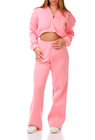 Thumbnail 2: Juicy Couture Junior's Wide Leg Fleece Pant 