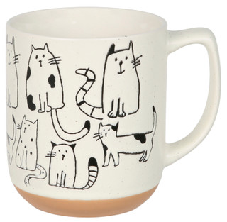 Thumbnail 1: Spectrum 17 Oz Crazy Cat Mug 