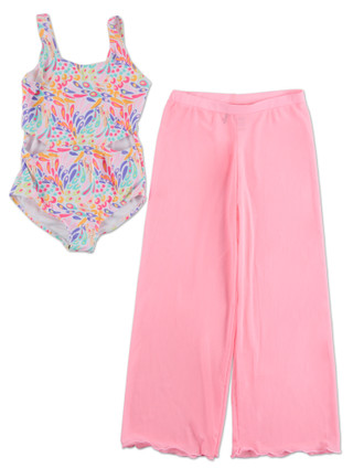Thumbnail 1: Kensie Big Girls 2 Pc Swimsuit Set 