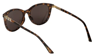 Thumbnail 2: NINE WEST Tortoise Thin Round Sunglasses 