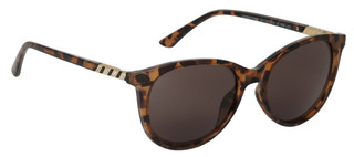 Thumbnail 1: NINE WEST Tortoise Thin Round Sunglasses 