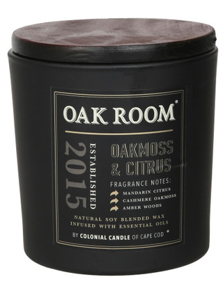 Thumbnail 4: Colonial Candle 13 oz Oak Room Oakmoss Citrus Candle 