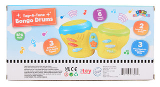 Thumbnail 2: Brooklyn Lollipop Tap-A-Tune Bongo Drums Toy 