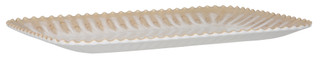 Thumbnail 1: Prima Design Large Fluted Rectangular Platter 