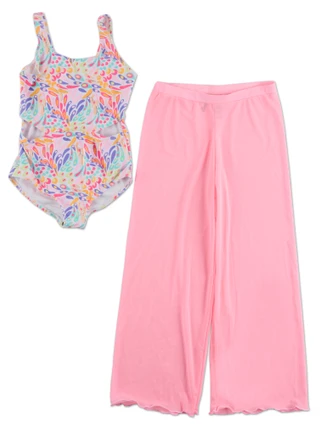Thumbnail 1: Kensie Little Girls 2 Pc Swimsuit Set 