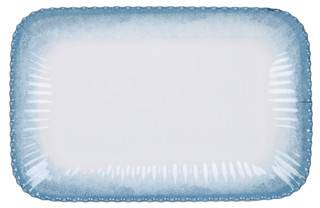 Thumbnail 2: Prima Design Large Fluted Rectangular Platter 