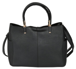 Thumbnail 1: DS Fashion Faux Leather Triple Compartment Satchel 