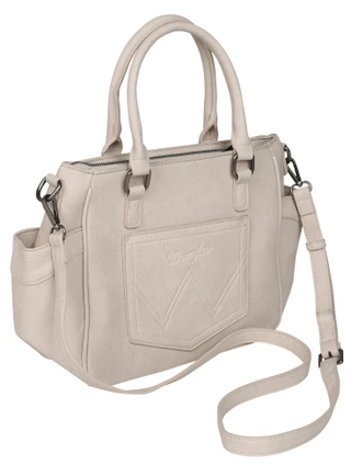 Thumbnail 2: Wrangler Pebble Leather Satchel 