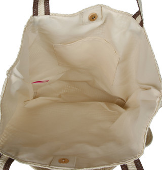 Thumbnail 4: Catherine Malandrino 2 Pc Straw Tote & Hat Set 