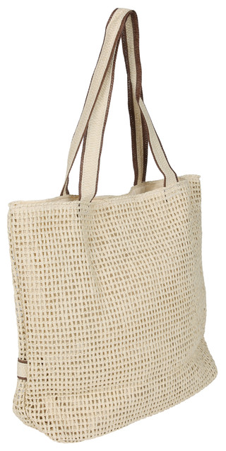 Thumbnail 6: Catherine Malandrino 2 Pc Straw Tote & Hat Set 